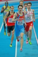 European Indoor Championships 2013. Göteborg, SWE. 3 March. 4 x 400 m. RUS. Yuriy Trambovetskiy
