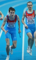 European Indoor Championships 2013. Göteborg, SWE. 3 March. 4 x 400 m. RUS. Vladimir Krasnov
