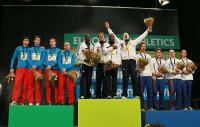European Indoor Championships 2013. Göteborg, SWE. 3 March. 4 x 400 m. 