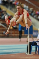 Olga Kucherenko. Long Jump Silver at Russian Indoor Championships 2013