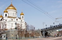 Russian Road Race Championships 2013. Cathedral of Christ the Saviour