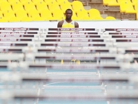 Ryan Brathwaite. 110 m Hurdles Winner Moscow Challenge, Luzhniki Stadium