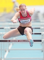 Moscow Challenge 2013. Luzhniki Stadium. 100 m hurdles. Beate Schrott, AUT