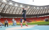 Moscow Challenge 2013. Luzhniki Stadium. Shot Put Winner is Nadine Kleinert, GER