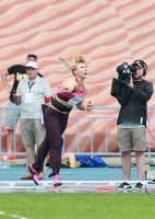 Mariya Abakumova. Javelin Winner at Moscow Challenge, Luzhniki Stadium