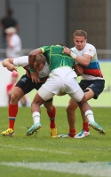 Rugby World Cup Sevens 2013. Man. South Africa  Russia