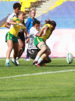 Photos of Rugby World Cup Sevens 2013. Woman. Brazil  Fiji