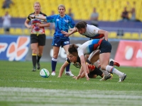 Photos of Rugby World Cup Sevens 2013. Woman. Russia  England