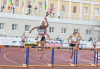 Znamensky Memorial 2013. 400m Hurdles. Irina Davydova