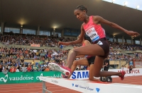 Lausanne, SUI. Samsung Diamond League Meeting - Athletissima. 3000m Steeplechase. AYALEW Hiwot, ETH