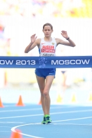 Elena Lashmanova. 20 km walk World Champion 2013
