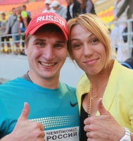 Mariya Abakumova. Russian Championships 2013. With Dmitriy Tarabin