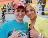 Mariya Abakumova. Russian Championships 2013. With Dmitriy Tarabin