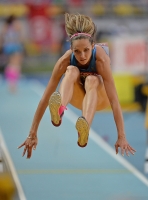 Olha Saladuha. Triple jump World Championships Bronze Medallist 2013
