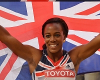 Tiffany Porter. 100 m hurdles World Championships Bronze Medallist 2013