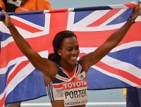 Tiffany  Porter. 100 m hurdles World Championships Bronze Medallist 2013