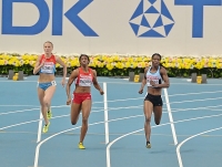 IAAF World Championships 2013, Moscow. 400 Meters Women. Kseniya Ryzhova, RUS, Francena Mccorory, USA, Amantle Montsho, BOT