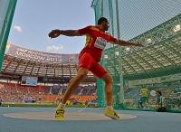 IAAF World Championships 2013, Moscow. Discus Throw Men. Mario Pestano, ESP