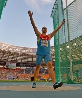 IAAF World Championships 2013, Moscow. Discus Throw Men. Viktor Butenko, RUS