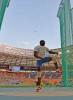 IAAF World Championships 2013, Moscow. Discus Throw Men. Jorge Y. Fernandez, CUB
