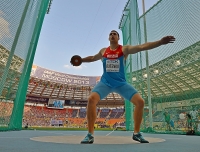 IAAF World Championships 2013, Moscow. Discus Throw Men. Viktor Butenko, RUS