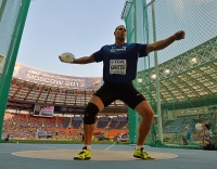 IAAF World Championships 2013, Moscow. Discus Throw Men. Gerd Kanter, EST