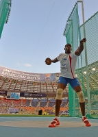 IAAF World Championships 2013, Moscow. Discus Throw Men. Jorge Y. Fernandez, CUB