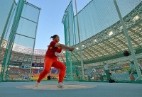 IAAF World Championships 2013, Moscow. Hammer Throw Women  Final. Wenxiu Zhang, CHN