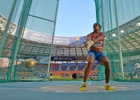 IAAF World Championships 2013, Moscow. Hammer Throw Women  Final. Yipsi Moreno, CUB