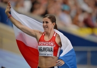 IAAF World Championships 2013, Moscow. 400 Metres Hurdles Champion Zuzana Hejnova, CZE 