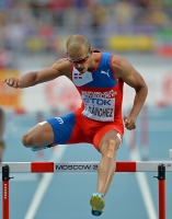 IAAF World Championships 2013, Moscow. 400 Metres Hurdles Men  Final. Felix Sanchez, DOM