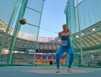 IAAF World Championships 2013, Moscow. Hammer Throw Women  Final. Gulfiya Khanafeyeva, RUS