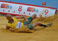 IAAF World Championships 2013, Moscow. Long Jump Men  Final. Godfrey Khotso Mokoena, RSA