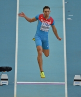 IAAF World Championships 2013, Moscow. Long Jump Championc Aleksandr Menkov, RUS