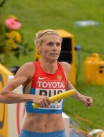 IAAF World Championships 2013, Moscow. 4x400 Metres Relay Women. Antonina Krivoshapka, RUS