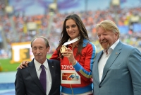Valentin Vasilyevich Balakhnichyev. World Championships 2013, Moscow. With Yelena Isinbayeva