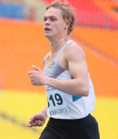 Russian Championships 2013. 1 Day. 400 m hurdles. Denis Kudryavtsev