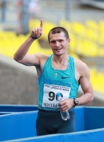Russian Championships 2013. 1 Day. 400 m hurdles. Aleksandr Derevyagin 