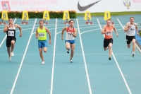 Russian Championships 2013. 1 Day. 100 Metres. Ilfat Sadeyev(516), Vyacheslav Shevelyev (375), Marat Ablyazov (789), Aleksandr Chizhov (312), Anton Novikov (64)