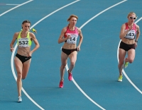 Russian Championships 2013. 2 Day. 800m Final. Marina Pospelova ( 143), Yekaterina Sharmina ( 14), Yekaterina Kupina ( 532)