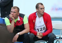 Russian Championships 2013. 3 Day. Javelin. Final. Aleksandr Ivano and Ilya Korotkov