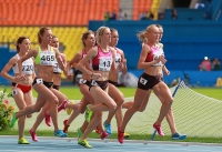 Russian Championships 2013. 4 Day. 1500 Metres. Final. Yuliya Zaripova ( 441), Yelena Soboleva ( 13), Anna Schagina ( 144), Yelena Korobkina ( 49), Yelena Tumayeva ( 465), Svetlana Uloga ( 720)