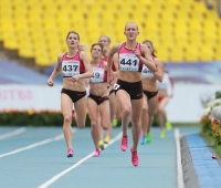 Russian Championships 2013. 4 Day. 1500 Metres. Final. Yuliya Zaripova ( 441), Svetlana Podosyenova ( 437)