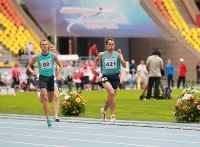 Russian Championships 2013. 4 Day. 800 Metres. Final. Yuriy Borzakovskiy and Stepan Poistogov