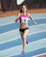 Russian Indoor Championships 2014, Moscow, RUS. 1 Day. 3000 Metres Champion. Yelena Korobkina