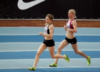 Russian Indoor Championships 2014, Moscow, RUS. 1 Day. 3000m. Alla Kulyatina ( 321), Natlya Aristarkhova ( 264)