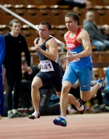 Russian Indoor Championships 2014, Moscow, RUS. 1 Day. 60m. Marat Ablyazov ( 841), Maksim Polovinkin ( 850)