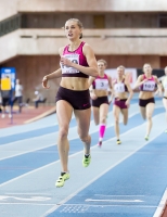 Russian Indoor Championships 2014, Moscow, RUS. 2 Day. 400m Champion Kseniya Ryzhova