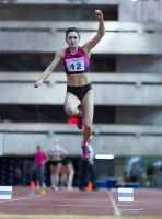 Russian Indoor Championships 2014, Moscow, RUS. 3 Day. Triple Jump. Viktoriya Valyukevich