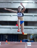 Russian Indoor Championships 2014, Moscow, RUS. 3 Day. Triple Jump. Alisa Vlasova